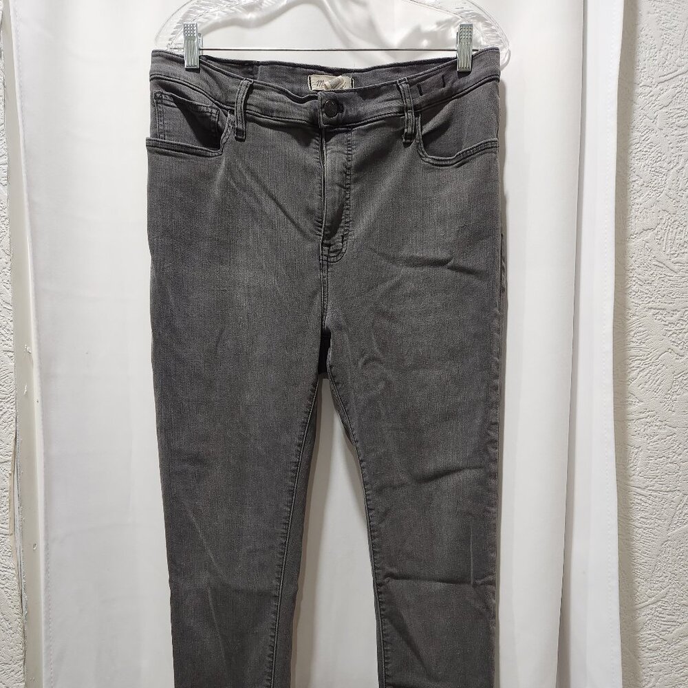 Madewell high rise skinny black denim jeans